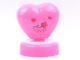7 Colour Changing Heart-Shaped 1 Pcs LED Lamp Light